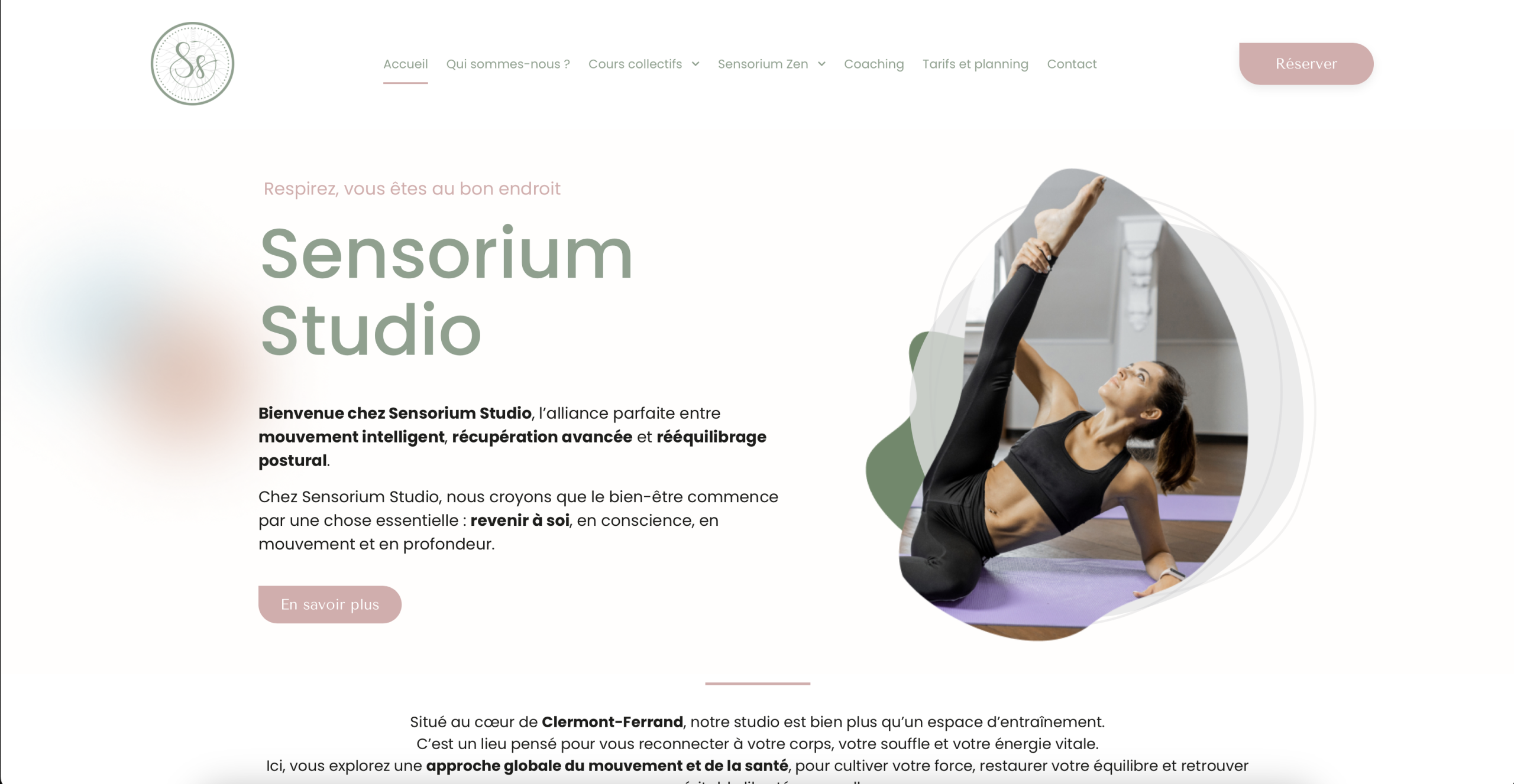 Création site internet Sensorium Studio by AGENCE DA'COM