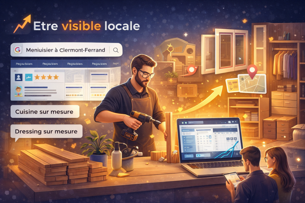 Pourquoi créer un site internet quand on est menuisier ? ​